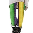 thumbnail image 2 of DDAPJ pyju Womens Holiday Leggings Mardi Gras Outfits Tuesday Carnival Mask Print Tights Stretch High Waist Casual Workout Yoga Pants Sales of Today Multicolor M, 2 of 5