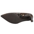thumbnail image 5 of VANELi  Womens Ramses Snake Pointed Toe Pumps Dress Casual, 5 of 5