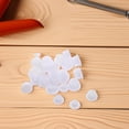 thumbnail image 4 of GOOHOCHY Screw Covers Caps White Plastic Plug Caps For Furniture Cabinets 150Pcs, 4 of 8