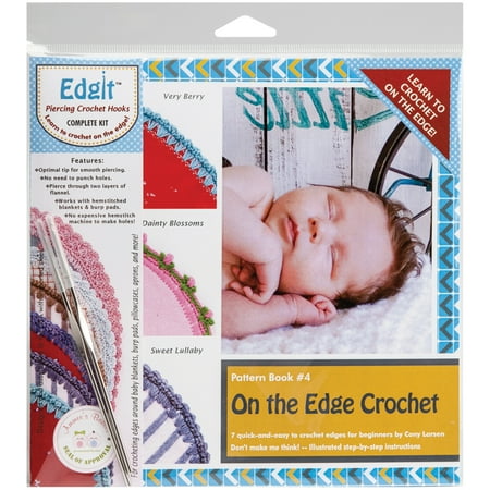 Edgit Piercing Crochet Hook & Book Set - On The Edge Crochet