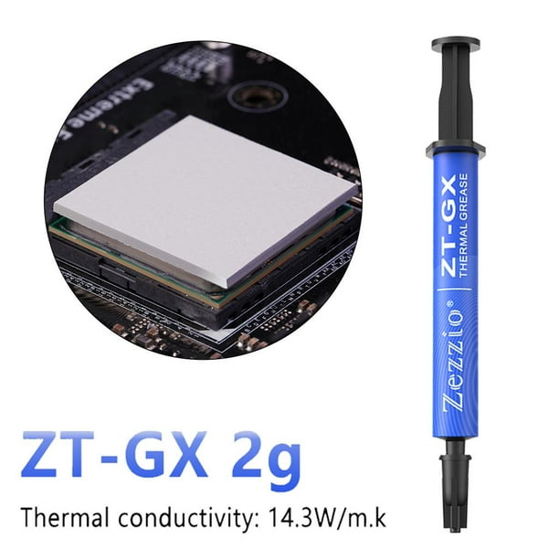 Pâte Thermique Pâte Composée Silicium pour Processeur CPU Refroidissement  2g 