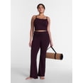 thumbnail image 3 of Avia Women's and Women's Plus Rib SoftSculpt Flare Pant, Sizes XS-4X, 3 of 6