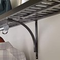 thumbnail image 2 of ClosetMaid 142600 48 X 16 Inch Ventilated Wood Shelf with Steel Finish, Espresso, 2 of 2