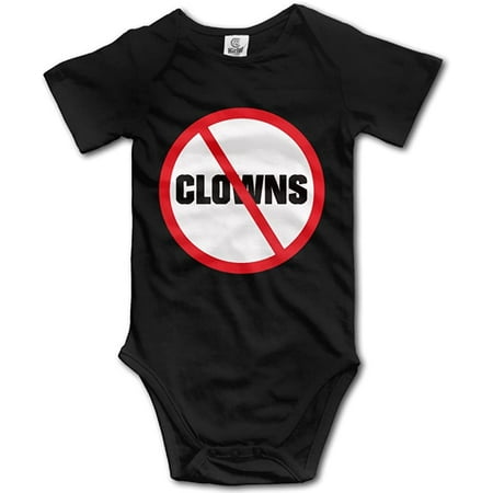 

Infant No Clown Zone Short Sleeve Unisex Baby Bodysuit Onesie