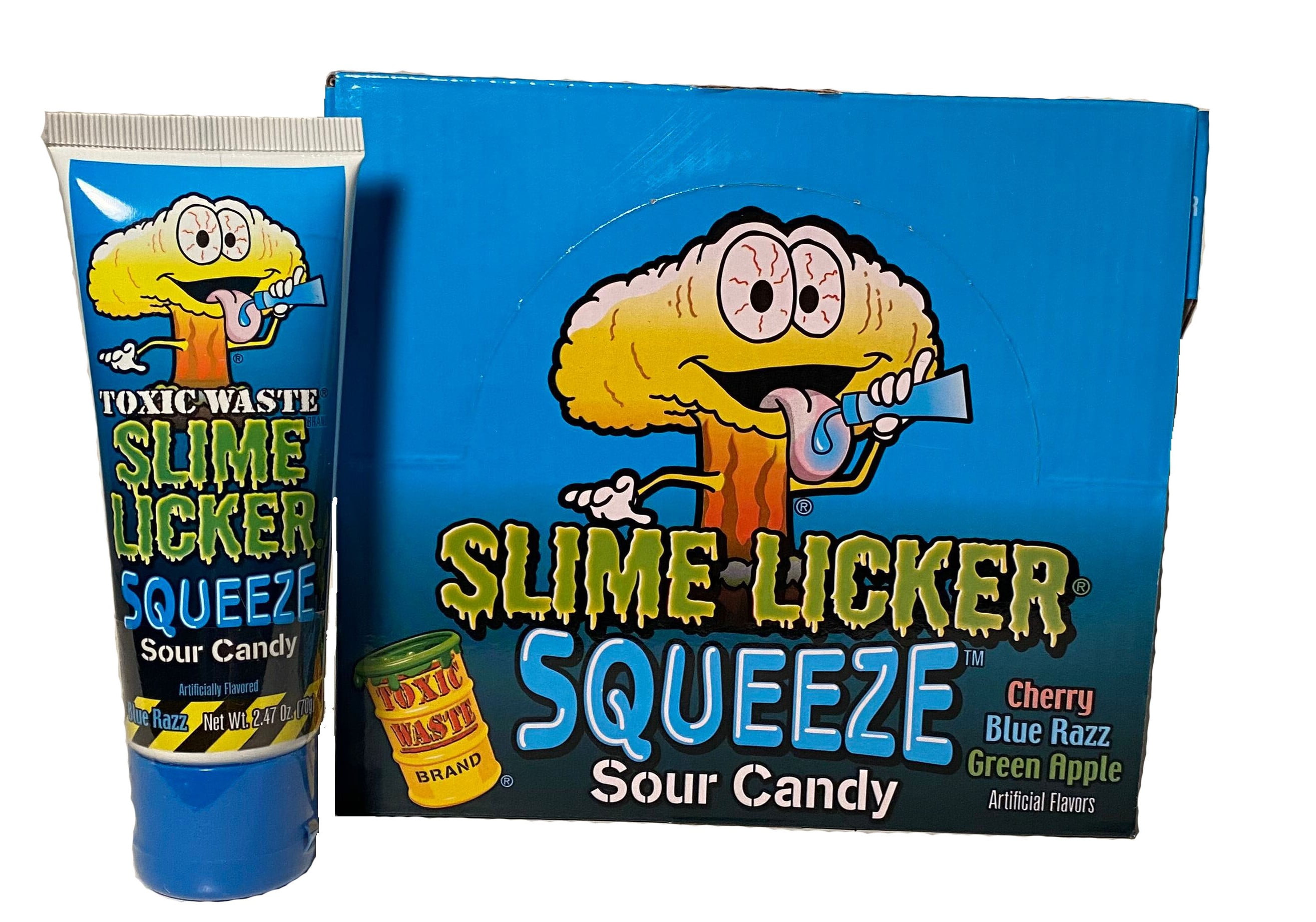 Toxic Waste Slime Licker Squeeze Cherry - Rustito's Dulces