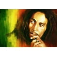 thumbnail image 1 of Bob Marley simulated painting on canvas - CANVAS OR PRINT WALL ART, 1 of 1