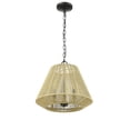 thumbnail image 5 of Millennium Lighting  Sterling 3 Light Pendant Fixture 14.2 Inch - Matte Black, 5 of 6