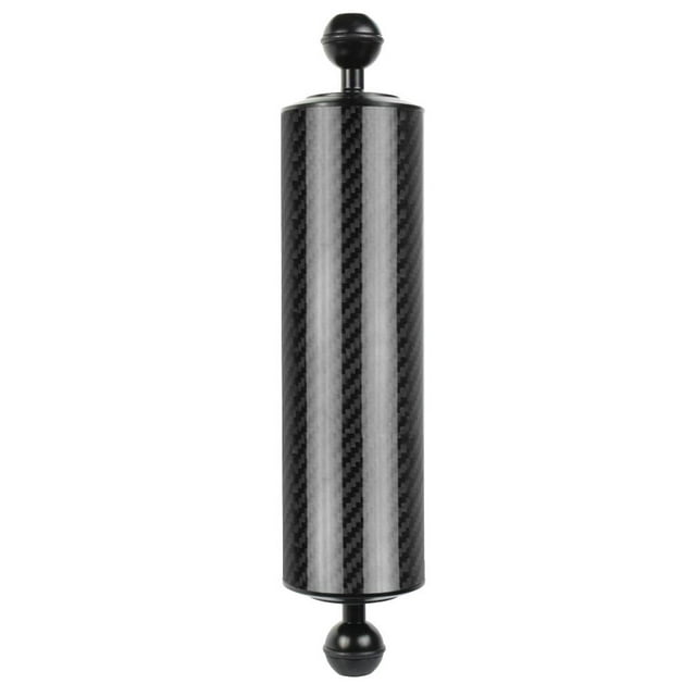 de flotabilidad acuático de 10 ``, fibra de carbono, doble bola flotante, cámara de buceo con flotante, baeja de buceo, 60 mm Sunnimix Brazo de doble bola de flotabilidad