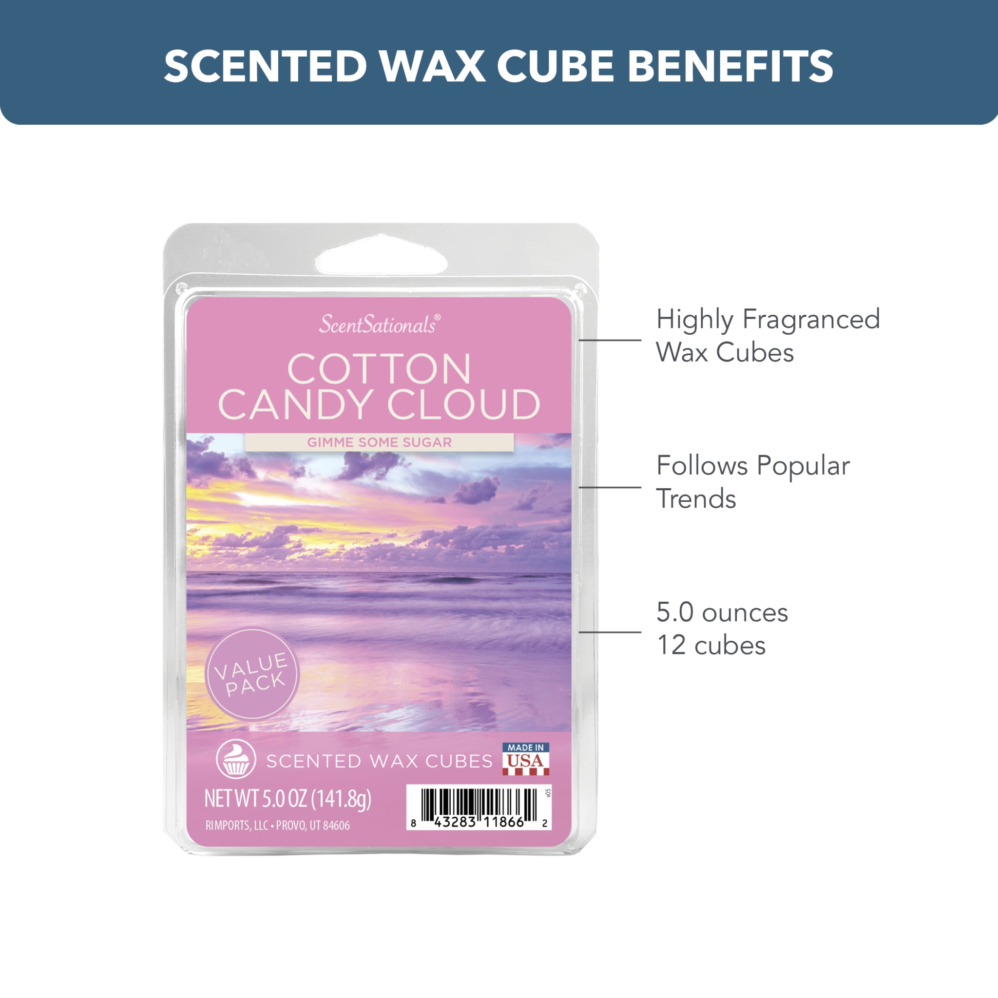 Pink Cotton Candy Classic Wax Melts