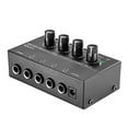 thumbnail image 2 of 4 Channels Mini Headphone Amplifier HA400 Ultra-Compact Stereo Audio Amplifier With Power Adapter 10MHz Earphone Amp for Music ,Low Profile Design, 2 of 7