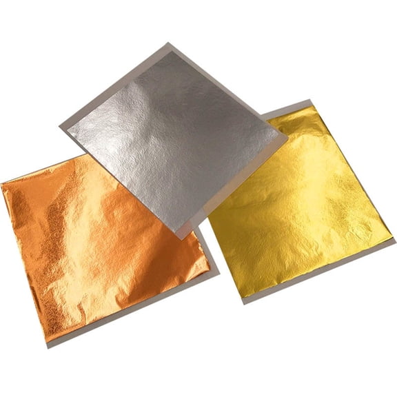 COSMOBETTY Chocolate Foil Wrappers Imitation Gold Foil Paper 300Pcs 5.5x5.5in