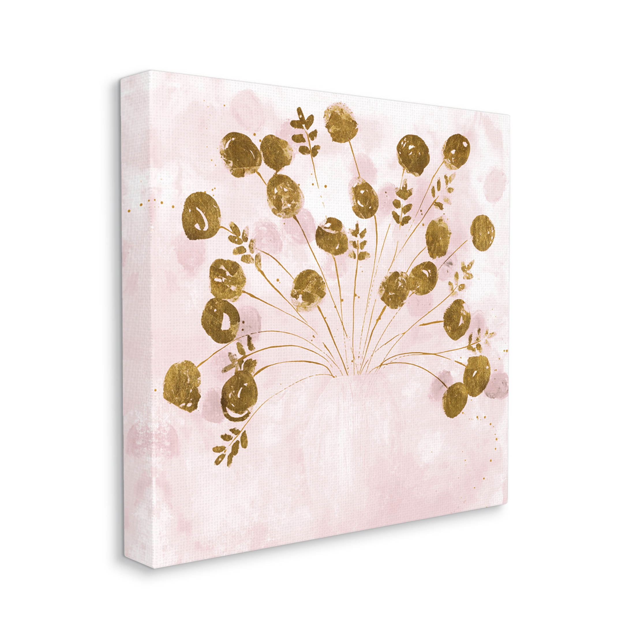 Stupell Industries Pink Floral Bouquet Arrangement Graphic Art Gallery Wrapped Canvas Print Wall Art, Design by Ruth Fromstein
