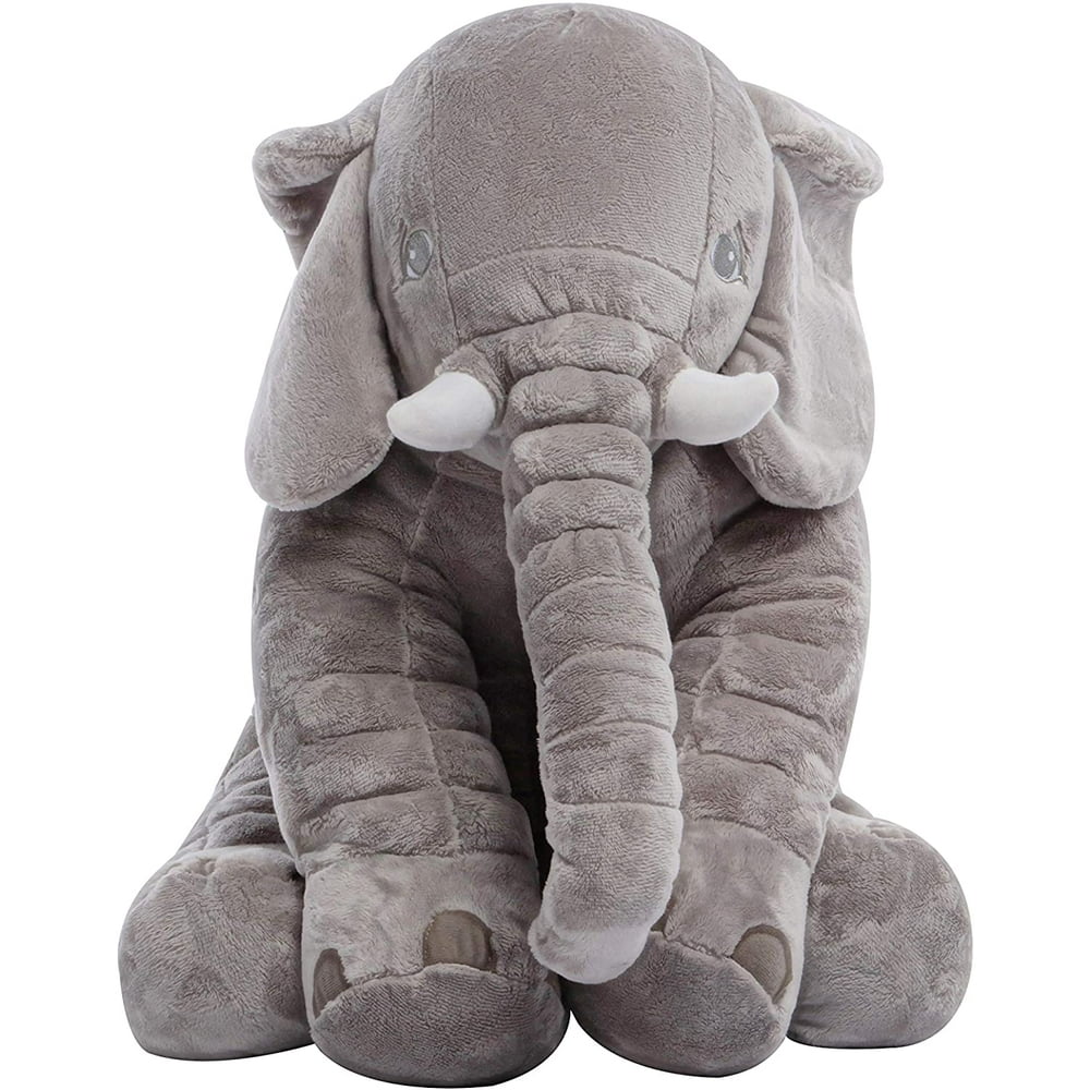 black elephant stuffed animal