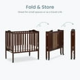 thumbnail image 6 of Dream On Me 2-in-1 Lightweight Portable Crib, Espresso, 6 of 12