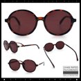 thumbnail image 2 of SA106 Vintage Style Oversized Round Retro Womens Sunglasses / Tortoise - Burgundy, 2 of 7