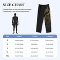 thumbnail image 2 of Mens Pajama Pants - Soft Sleep & Lounge Pants for Men, Golden Dragon Tattoo Art Cuteness Casual PJ Bottoms Pants with Pockets, 2 of 5