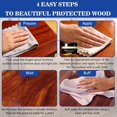 thumbnail image 2 of Waterproof Furniture Wax and Wood Cleaner, All-Natural Beeswax Care, 2 of 7