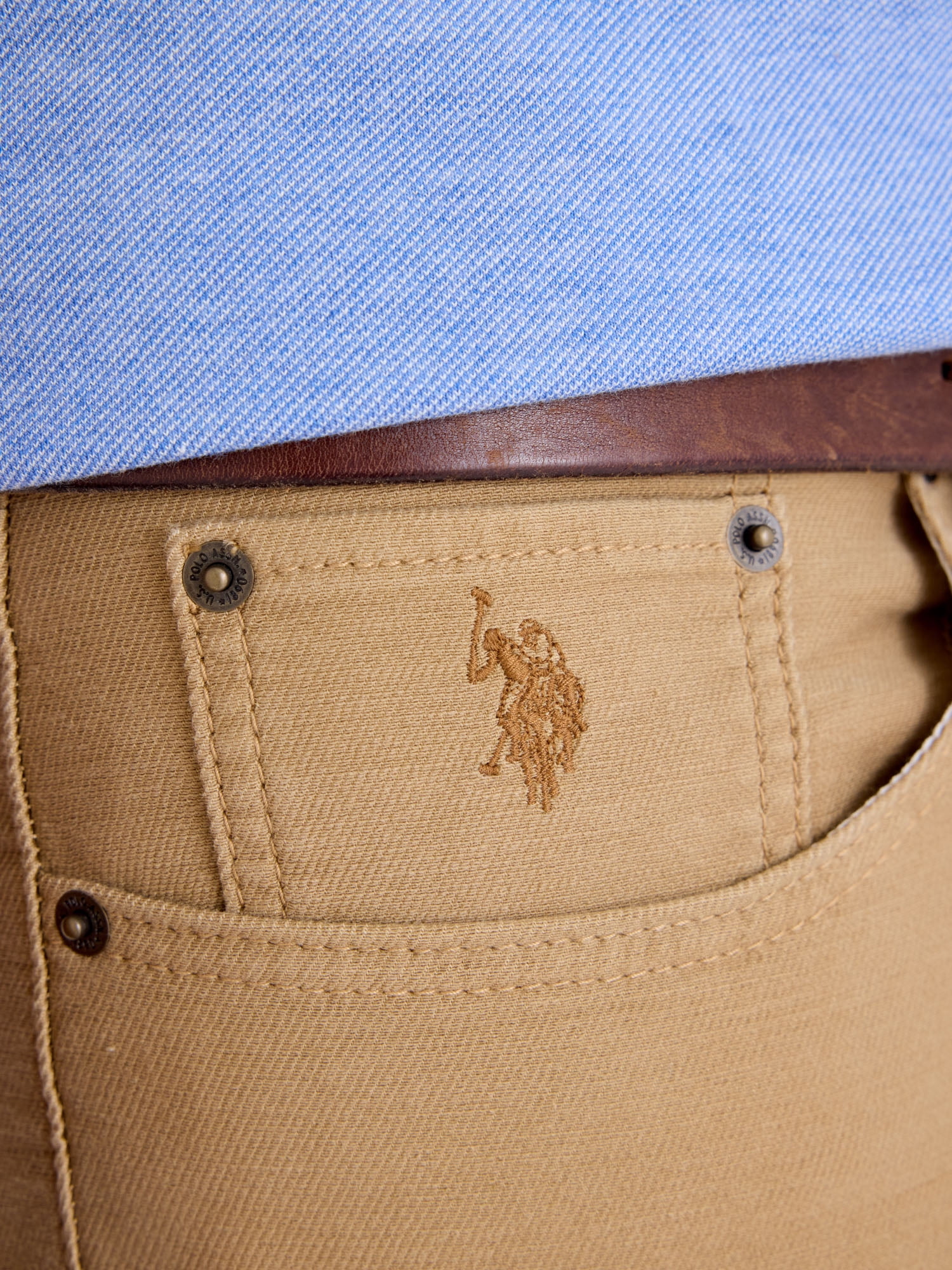 U.S. Polo Assn. Men's Slim Straight Knit 5-Pocket Pants