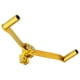 thumbnail image 2 of Palanca de cambios de doble cabezal, accesorios de repuesto universales, pedal de reposapiés de doble dirección Oro, 2 of 8