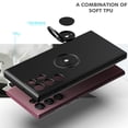 thumbnail image 3 of For Samsung Galaxy S23 ultra 5G Ring Kickstand TPU Silicone Phone Case, 3 of 6