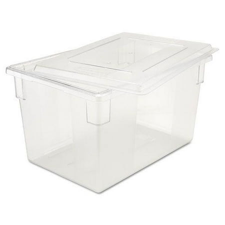 Food/Tote Boxes, 21 1/2gal, 26w x 18d x 15h, Clear