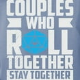 thumbnail image 3 of CafePress - Couples Who Roll Together, Stay Together V T Shirt - Womens Comfort Colors® Shirt, 3 of 4