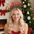 thumbnail image 6 of Yoyauz 2026 New Year Party Supplies Gold Black Silver Adult Female And Male Headwear Flashing Photo Booth Props 2026 Celebration Eve Party And Holiday Headwear, 6 of 6