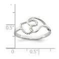 thumbnail image 3 of Sterling Silver Heart Ring, 3 of 6