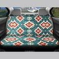 thumbnail image 4 of Pzuqiu Blue Aztec Car Seat Covers Full Set Breathable Automotive Interior Accessories Vehicle Cushion Protectors Interior Accessories Easy to Install Elegance Fit for Car Truck, 4 of 7
