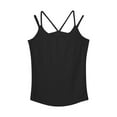 thumbnail image 6 of Kovlvoll Summer Tank Tops for Toddler Girls Fashion Eyelet Crewneck Comfy Solid Color Sleeveless Suspenders Top Blouse, 6 of 7