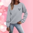 thumbnail image 2 of Chandail à Capuche Imprimé à Col Rond pour Femmes, Chandail Décontracté, Veste Athlétique à Fermeture Éclair Frontale, Chandails en Molleton Confortables, Veste à Capuche Fine pour Femmes, Haut d'Automne Lourd, 2 of 4