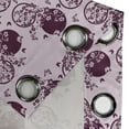 thumbnail image 4 of Ambesonne Japanese Grommet Curtain, Sakura Blossom Pattern, 50" x 108", Pale Pink Plum, 4 of 6