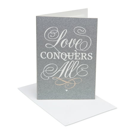 American Greetings Wedding Greeting Card, 1 Count, 6" x 8.75", Envelope Included