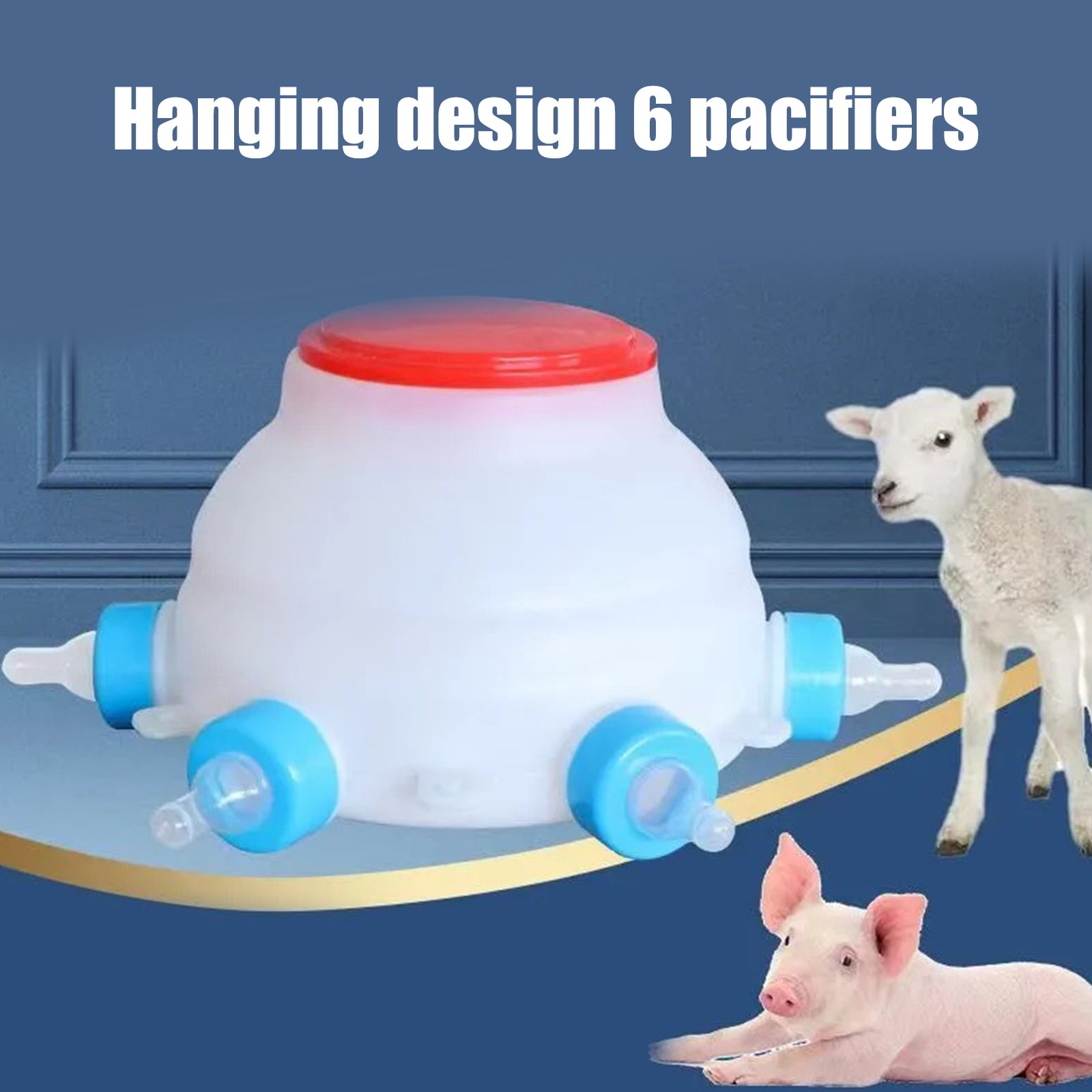 Portable Nurseries Weaner Cow Ranch Tool Calfs Feeding Baby Bottles Feeders for Various Species with User Friendly