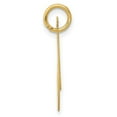 thumbnail image 2 of Diamond2Deal 14K Pendentif Lettre N Initiale en Or Jaune Grand Script pour Femmes, 2 of 5