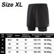 thumbnail image 2 of Pantalones cortos para correr 2 en 1 para hombre con forro, pantalones cortos de entrenamiento Dry Fit con bolsillos, 2 of 5