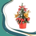 thumbnail image 2 of Yuarrent Árbol de Navidad de 20cm, paisaje de escritorio Artificial, decoración de de Navidad, fotografía, arte, artesanía, adorno para el Kits de decoración para fiestas, 2 of 6