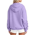 thumbnail image 5 of BUIGTTKLOP Zip up Sweatshirt Women 2026 Casual Long Sleeve Zipper Hoodies Fall Oversized Track Jackets with Pockets, 5 of 8