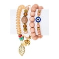 thumbnail image 3 of Elephant And Eye Mix Charm Stretch Bracelet Set, 3 of 4