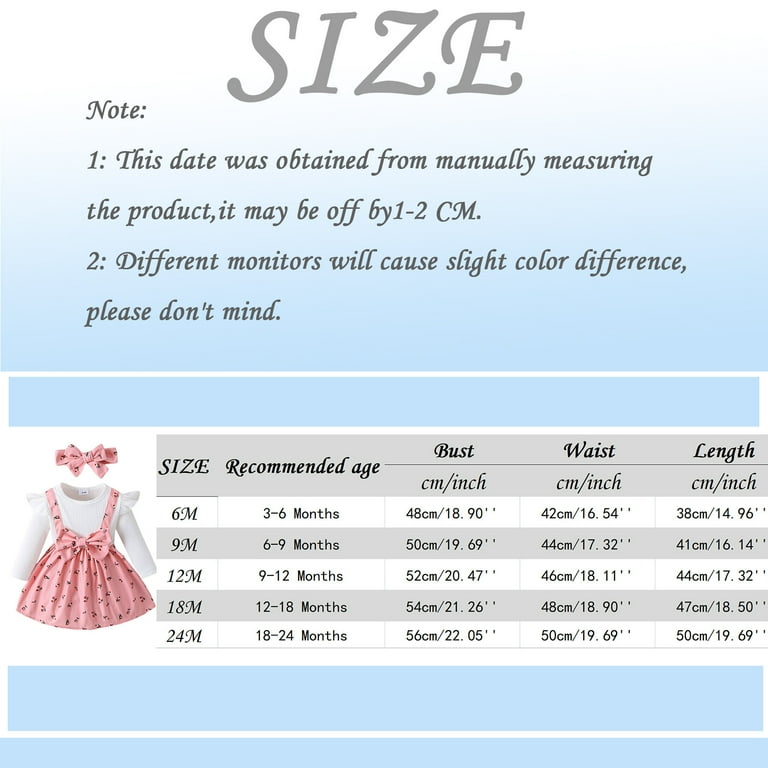 1 year baby girl dress size sales