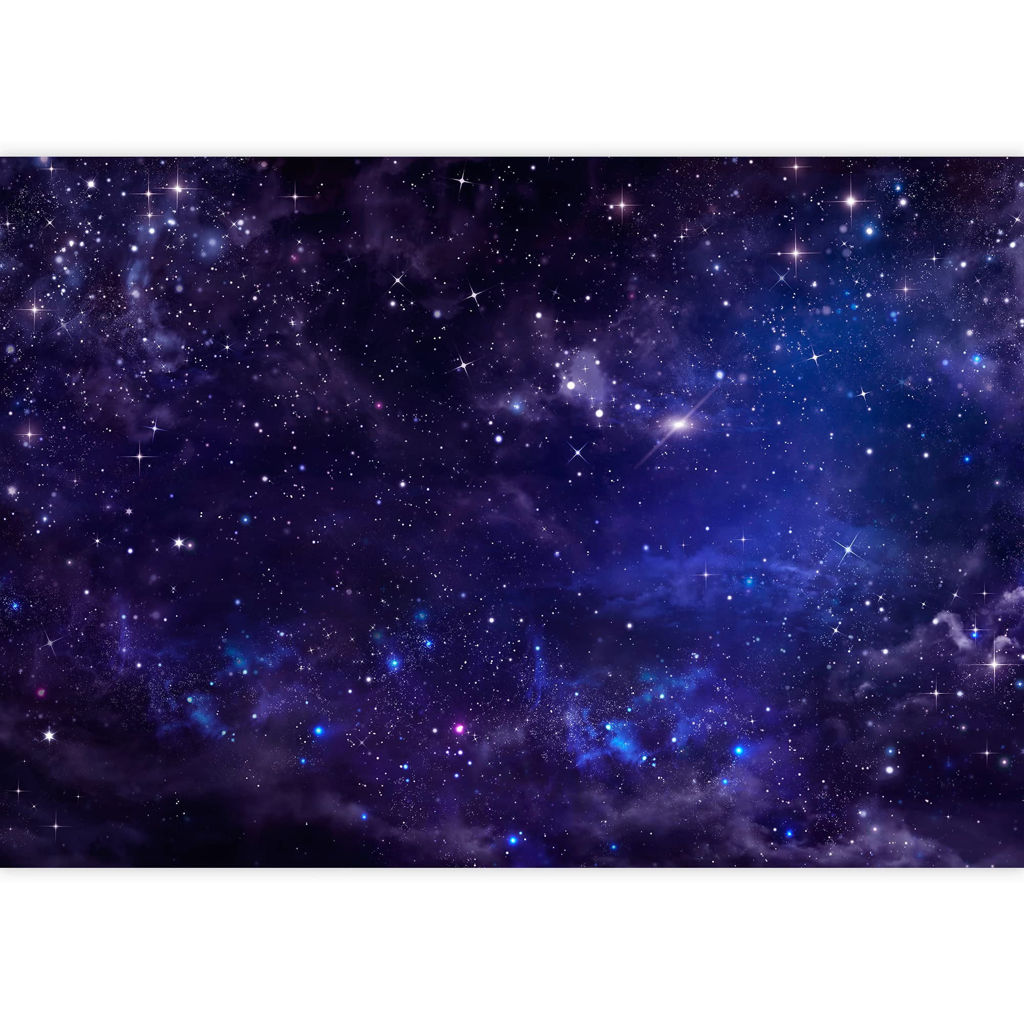 wall26 - Starry Night Sky Deep Outer Space - Removable Wall Mural | Self-Adhesive Large Wallpaper - 100x144 inches