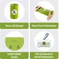thumbnail image 6 of Pogi’s Dog Poop Bags - 30 Unscented Rolls (450 Doggie Poop Bags) - Leak-Proof Dog Waste Bags - Ultra Thick, Extra Large Poop Bags for Dogs, 6 of 8