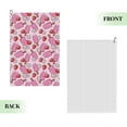 thumbnail image 2 of Lsque Strawberry Popsicle Premium Golf Towel - Ultra Absorbent and Quick Drying Microfiber Towel with Carabiner - Gift for Men -24" X 16", 2 of 8