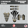 thumbnail image 2 of Kalair GFX Graphics Kit for Kawasaki KX450F (2019-2023) Cyberware Series, 2 of 5