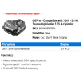 thumbnail image 2 of Pan - Compatible with 2009 - 2014 Toyota Highlander 2.7L 4-Cylinder 2010 2011 2012 2013, 2 of 2
