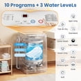 thumbnail image 3 of Auertech 15 lbs Portable Washing Machine Top Load Fully Automatic Washer with LED Display & Drain Pump, 3 of 6