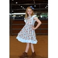 thumbnail image 4 of Millie Loves Lily Girls Blue Howdy Boots Dress & Dot Short Set,Big Girl, Size 8 (2PCS), 4 of 4