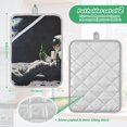 thumbnail image 6 of Yayeee Pot Holders Kitchen Heat Resistant with Pocket 7"x9.8" Cotton Oven Cooking Hot Pads, Sitting On The Moon, 6 of 7