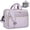 Grayish Purple, variant on Laptop Bag 17.3 Inch Laptop Briefcase for Women Men Messenger Bag Waterproof Shoulder Large Computer Bag for Business Office Work College,Black