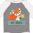 thumbnail image 4 of Inktastic Just Arrived Fox New Baby Boys or Girls Long Sleeve Baby Bodysuit, 4 of 5